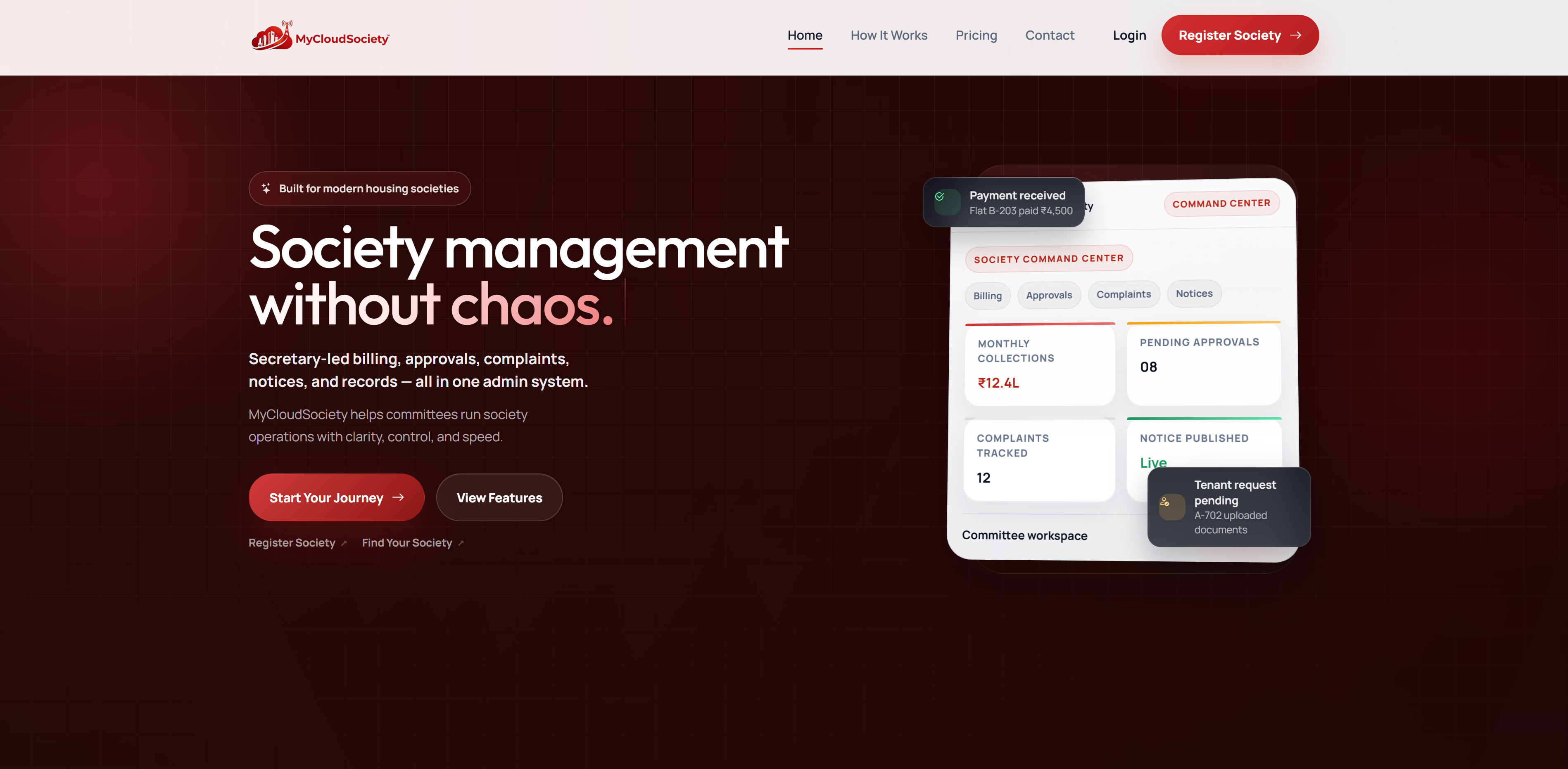 MyCloudSociety Live Site